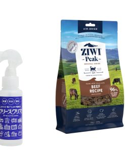 ZIWI ジウィピーク エアドライ キャットフード グラスフェッドビーフ 400g+ブリーズクリアph13.2強アルカリ電解水100ml ziwipeak 猫